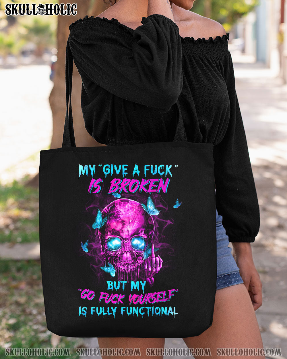 MY GIVE A F IS BROKEN TOTE BAG - YHHN0311223