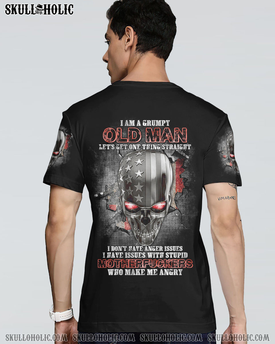 I AM A GRUMPY OLD MAN METAL SKULL ALL OVER PRINT - TLTR1708223 ...