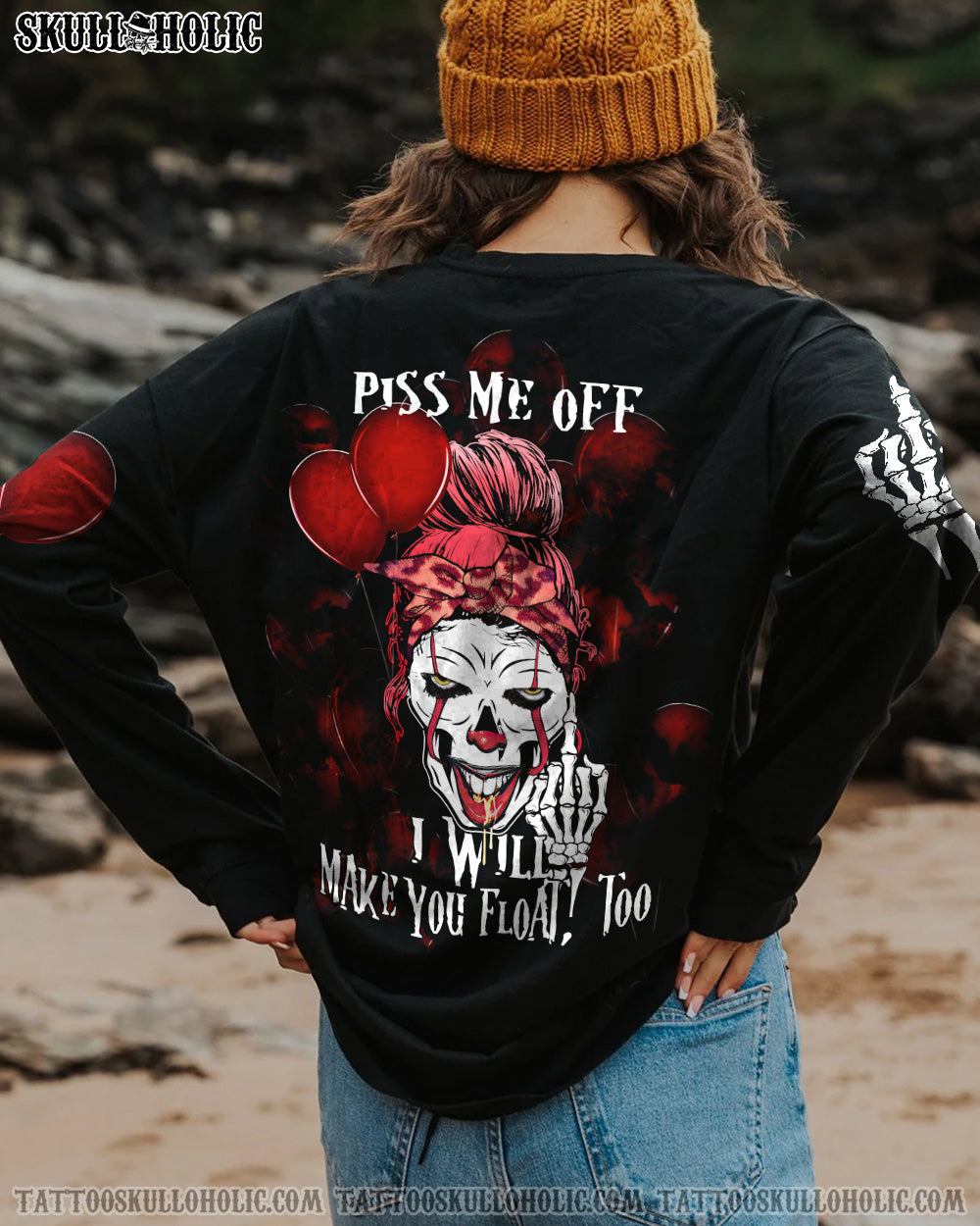 (HOT DEAL) PISS ME OFF I WILL SKULL ALL OVER PRINT - TLNH3008212