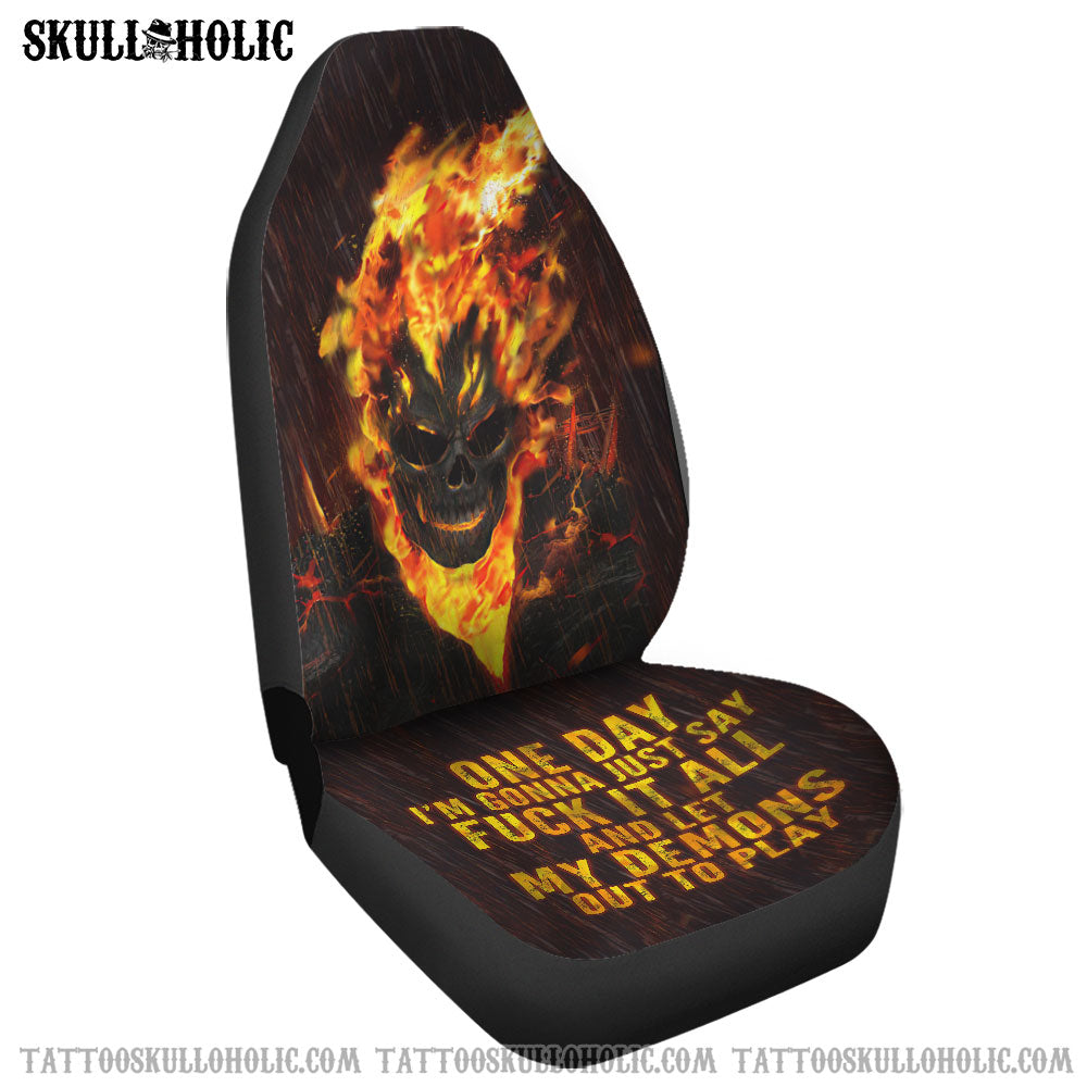 ONE DAY FLAMING SKULL AUTOMOTIVE - TLNX2104224