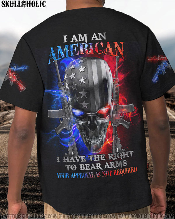 I AM AN AMERICAN METAL SKULL G BASEBALL JERSEY - TLNZ2707221