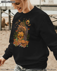 HALLOWEEN PUMPKINS SKULL COTTON SHIRT - TY1709223