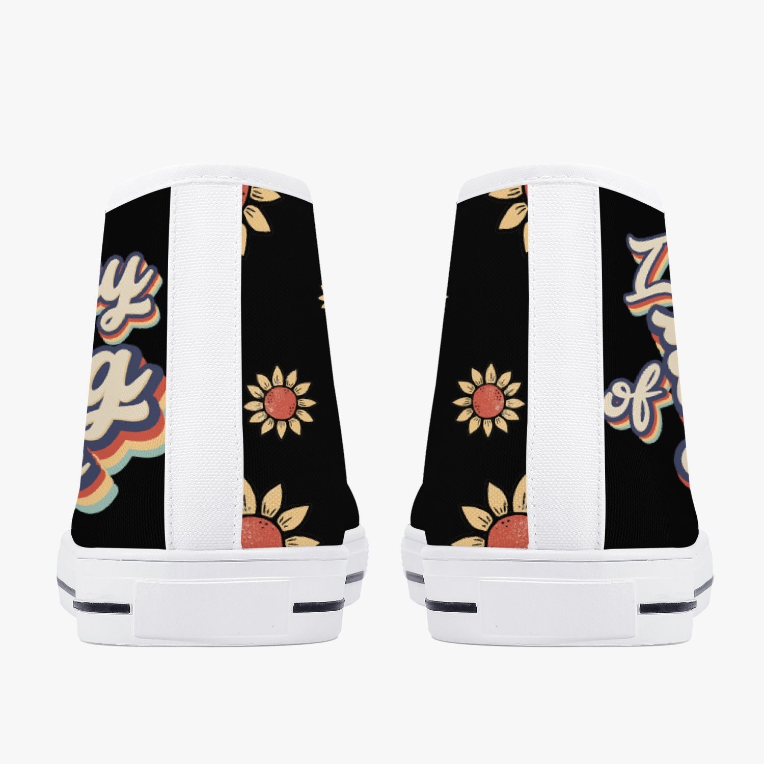 I AM A RAY OF F SUNSHINE HIGH TOP CANVAS SHOES - TY0610222