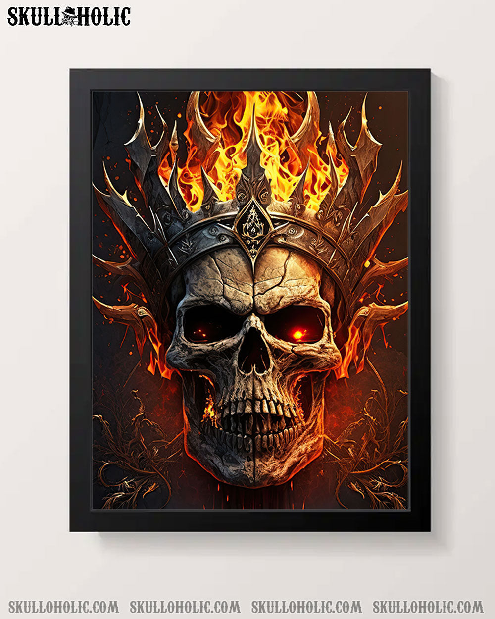 KING FIRE SKULL POSTER - TLTM0802235