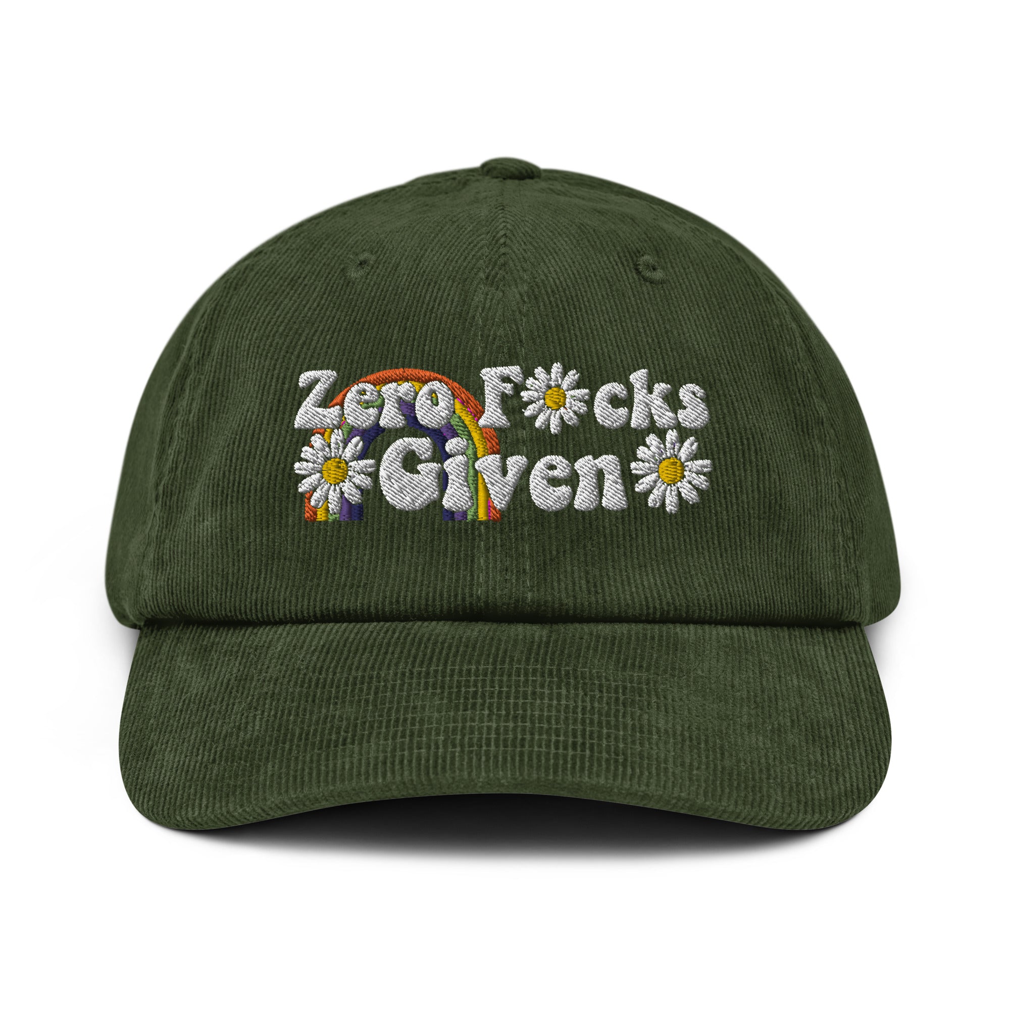 Zero F*cks Given Corduroy Hat