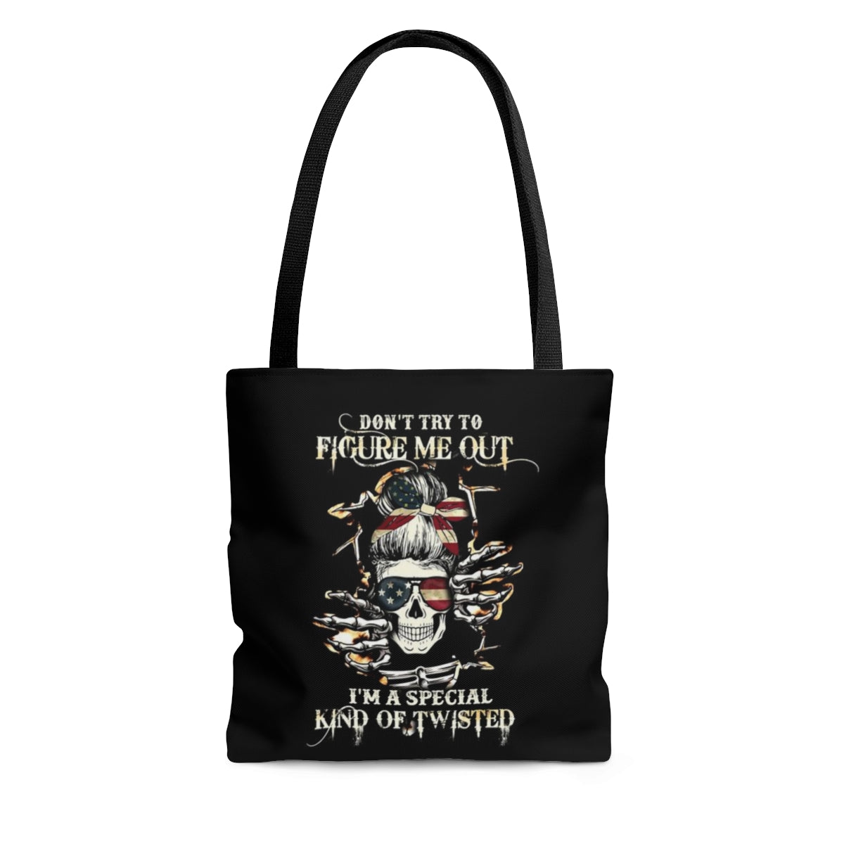DON'T TRY TO FIGURE ME OUT TOTE BAG - TLTW2611221