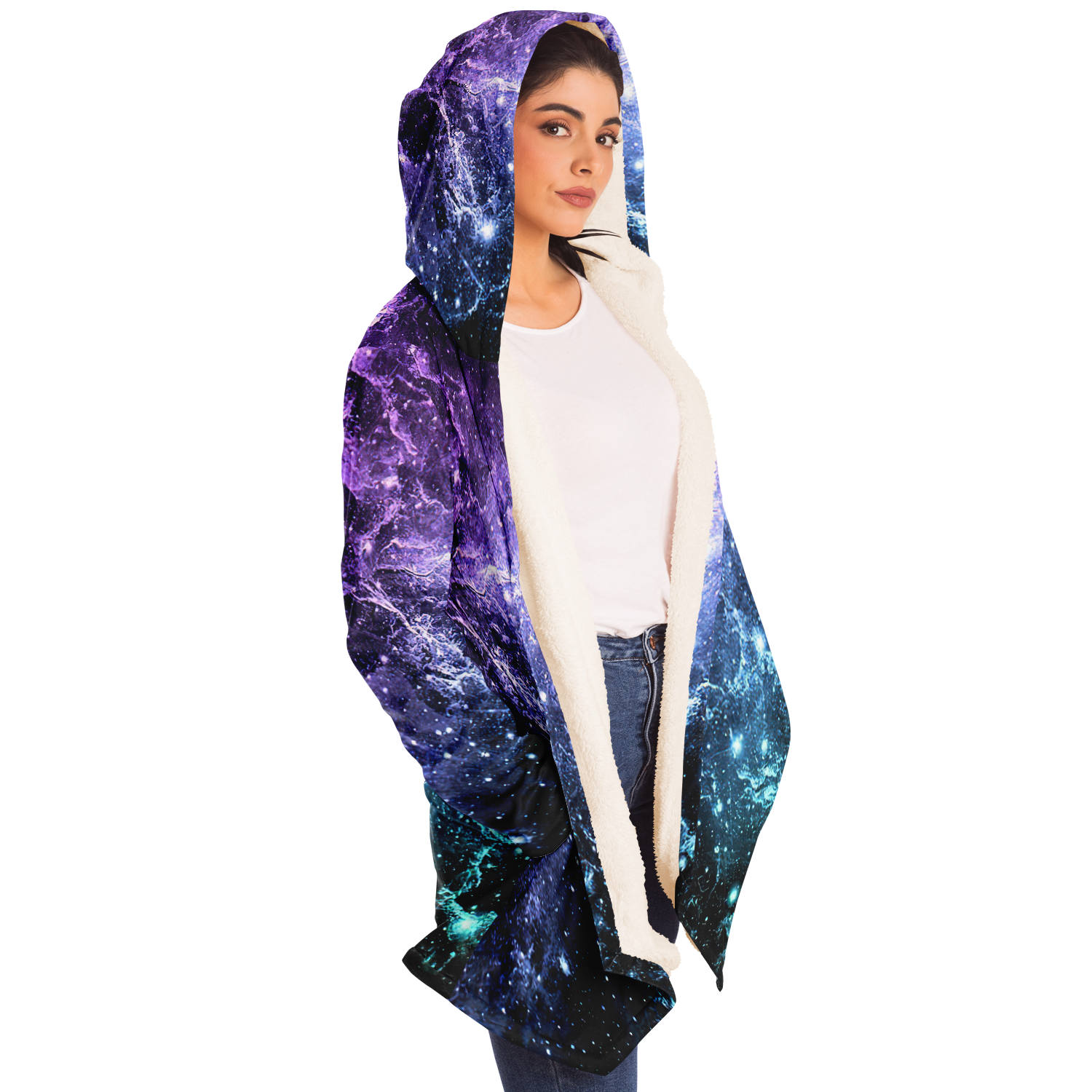 GALAXY SKULL PREMIUM FLEECE CLOAK - TLTR0908225