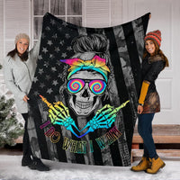 I DO WHAT I WANT TIE DYE BLANKET - LATG0909205KI