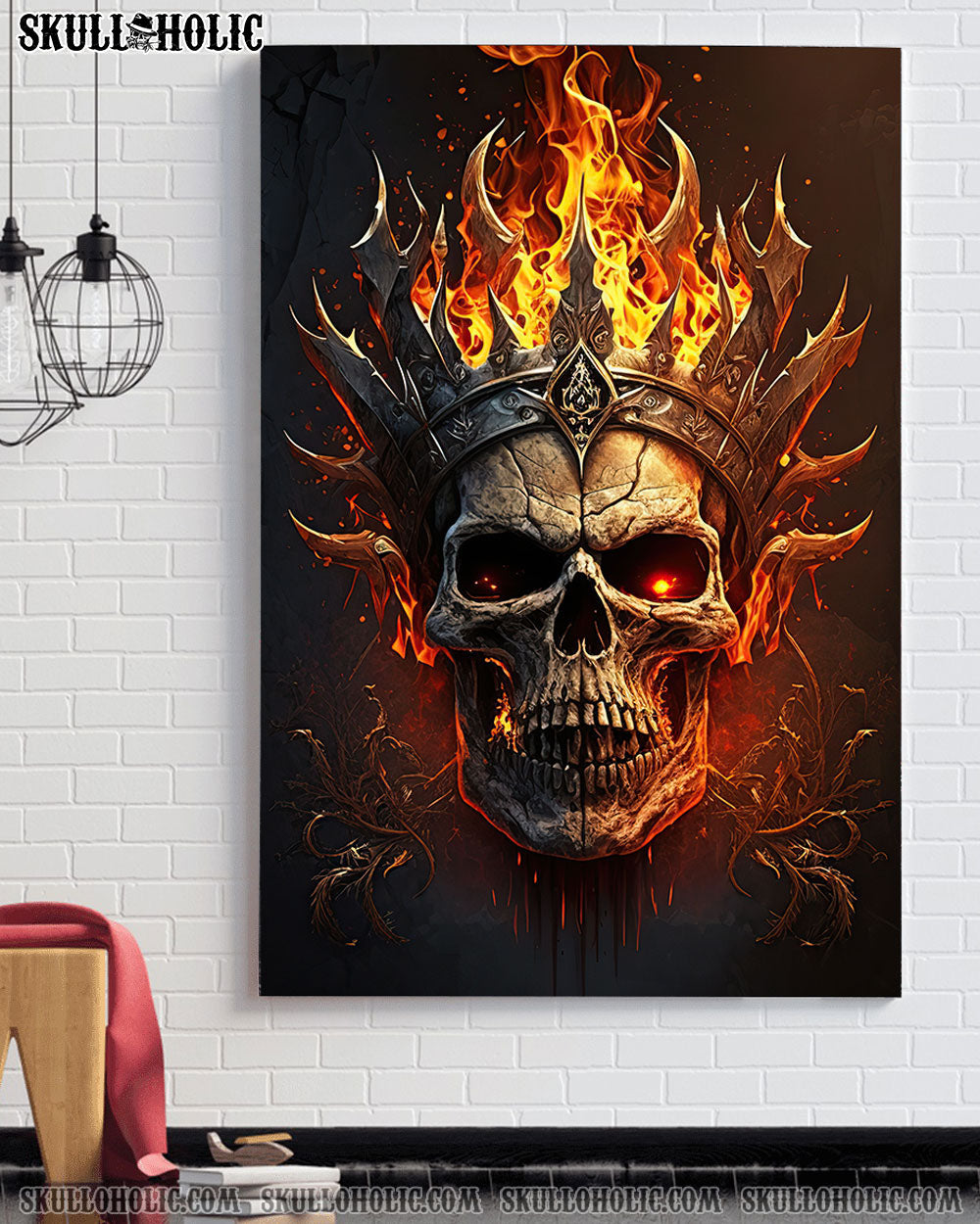 KING FIRE SKULL POSTER - TLTM0802235