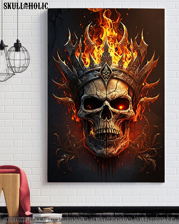 KING FIRE SKULL POSTER - TLTM0802235