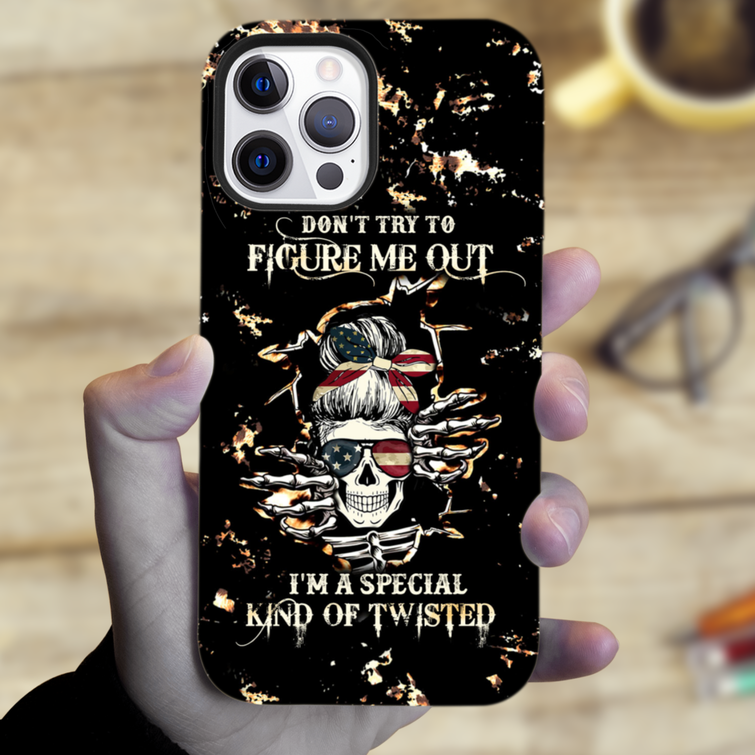 DON'T TRY TO FIGURE ME OUT PHONE CASE - TLTW0912222