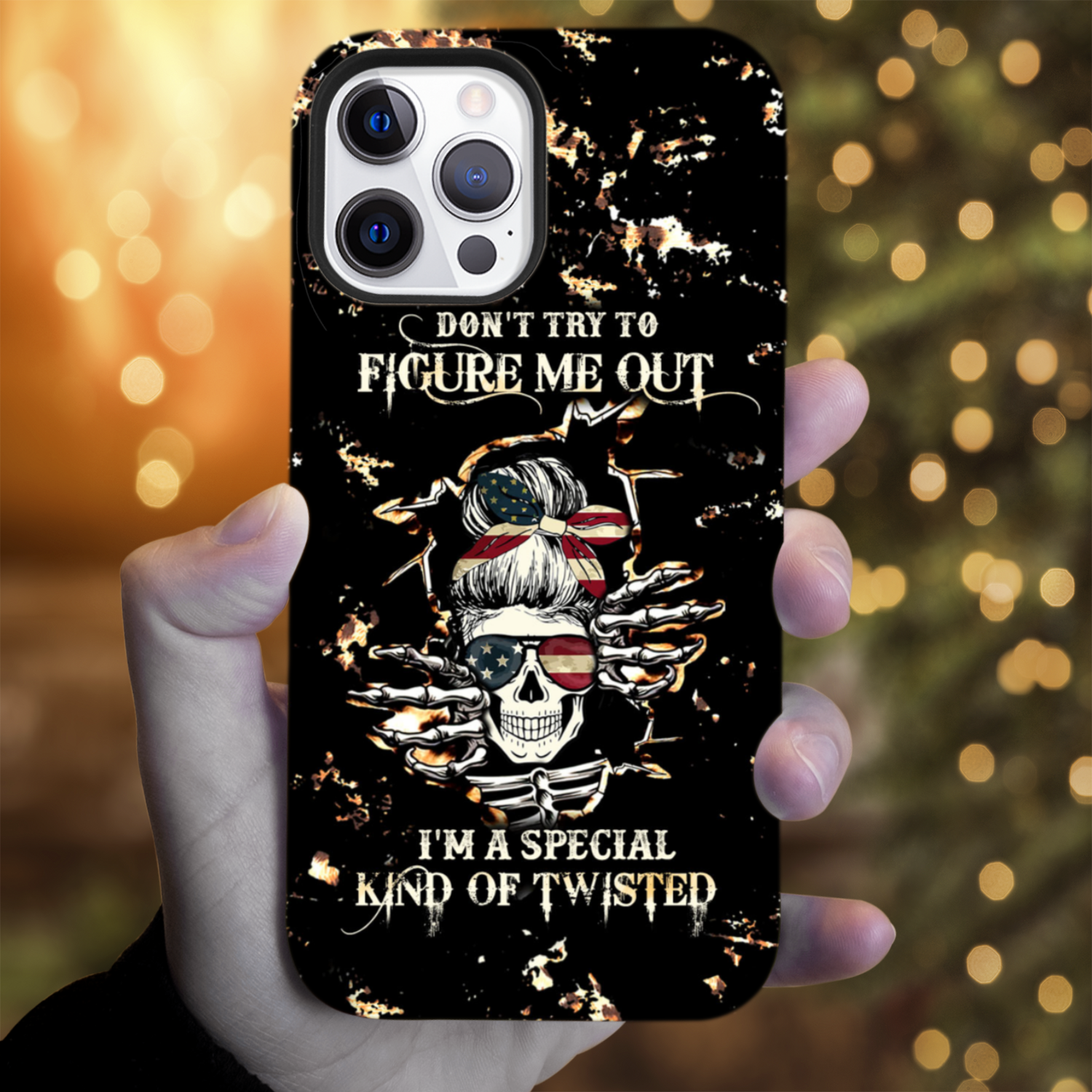 DON'T TRY TO FIGURE ME OUT PHONE CASE - TLTW0912222