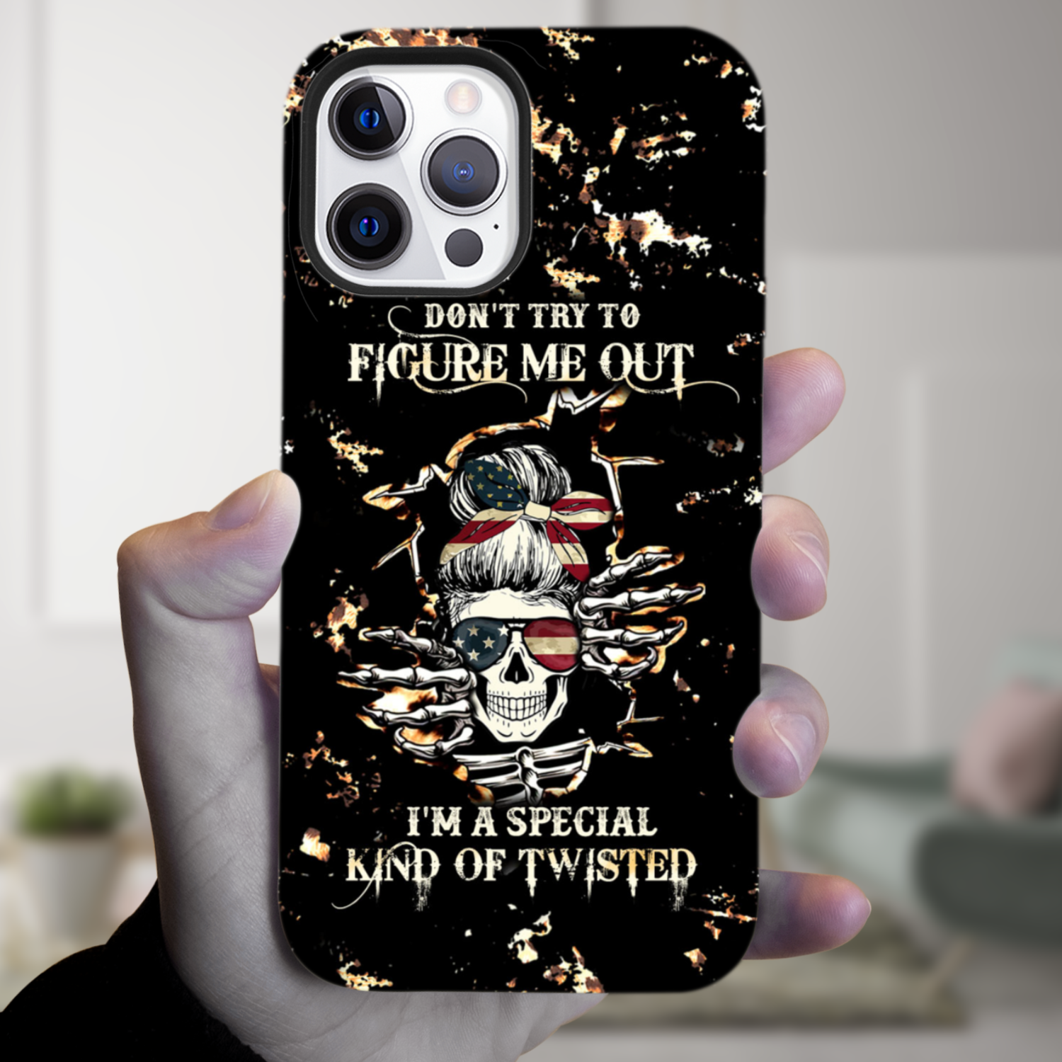 DON'T TRY TO FIGURE ME OUT PHONE CASE - TLTW0912222