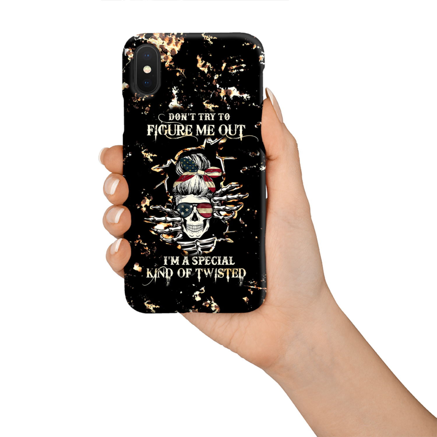 DON'T TRY TO FIGURE ME OUT PHONE CASE - TLTW0912222