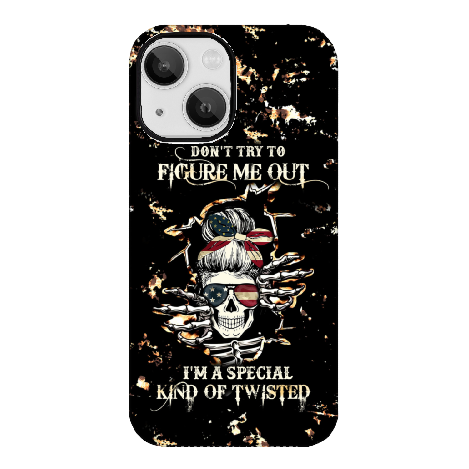 DON'T TRY TO FIGURE ME OUT PHONE CASE - TLTW0912222