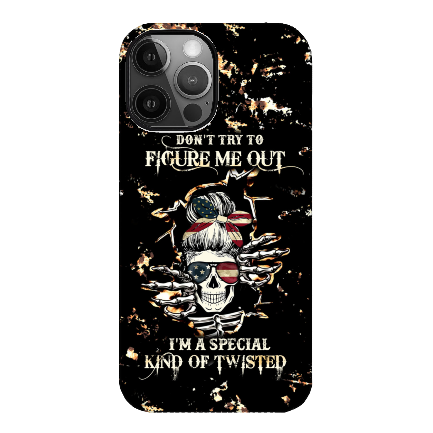 DON'T TRY TO FIGURE ME OUT PHONE CASE - TLTW0912222