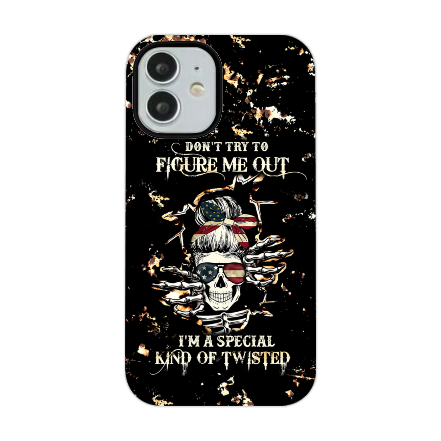 DON'T TRY TO FIGURE ME OUT PHONE CASE - TLTW0912222