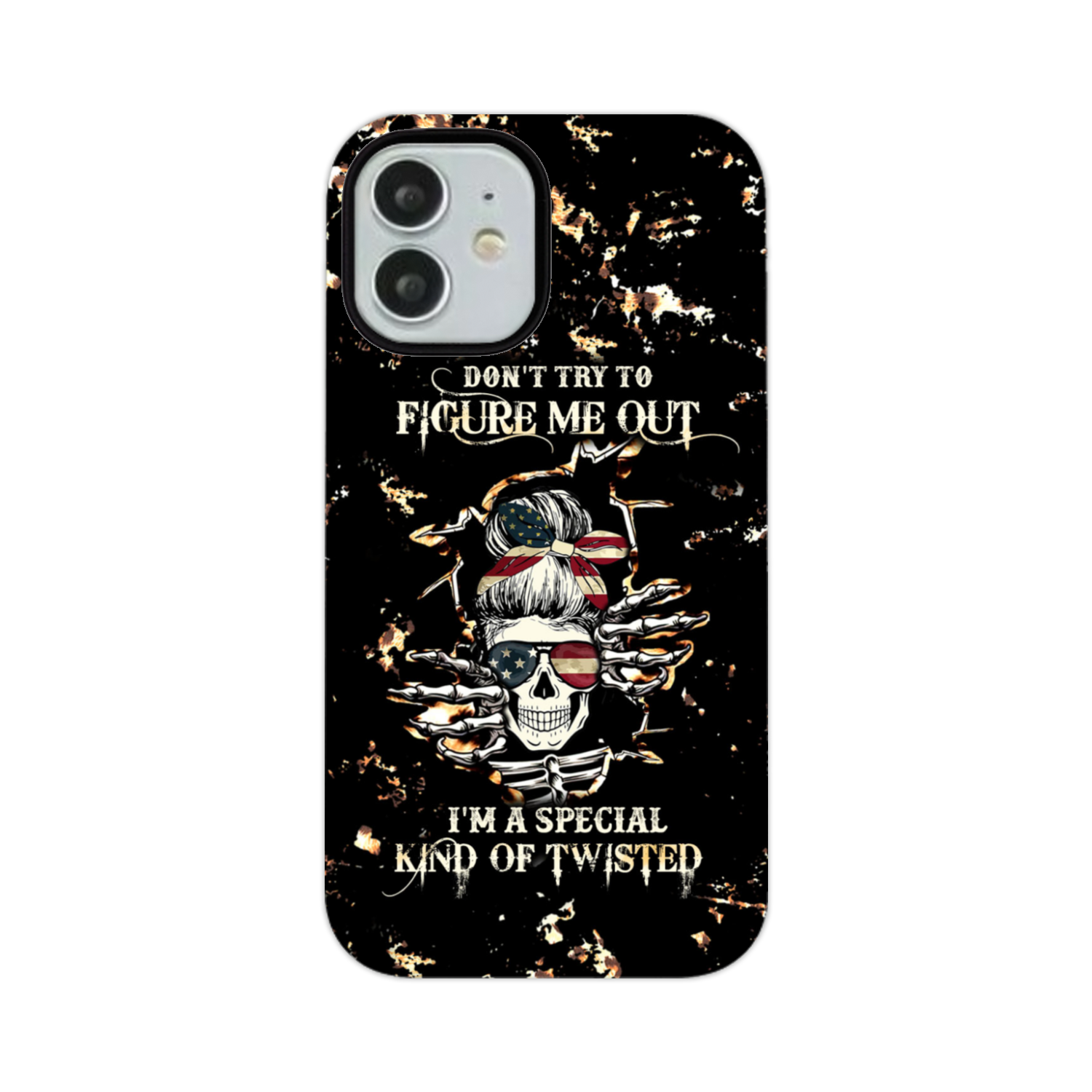 DON'T TRY TO FIGURE ME OUT PHONE CASE - TLTW0912222