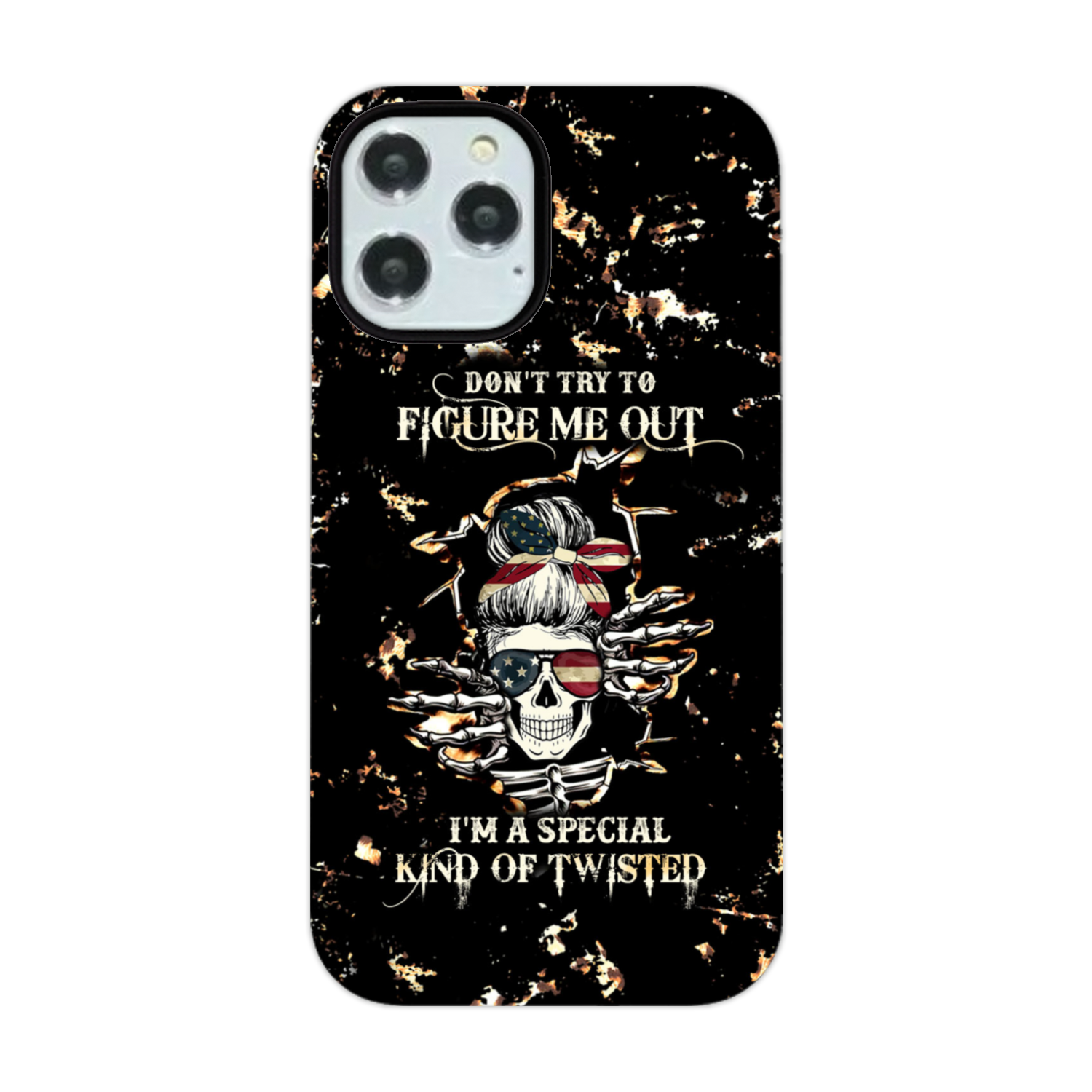 DON'T TRY TO FIGURE ME OUT PHONE CASE - TLTW0912222