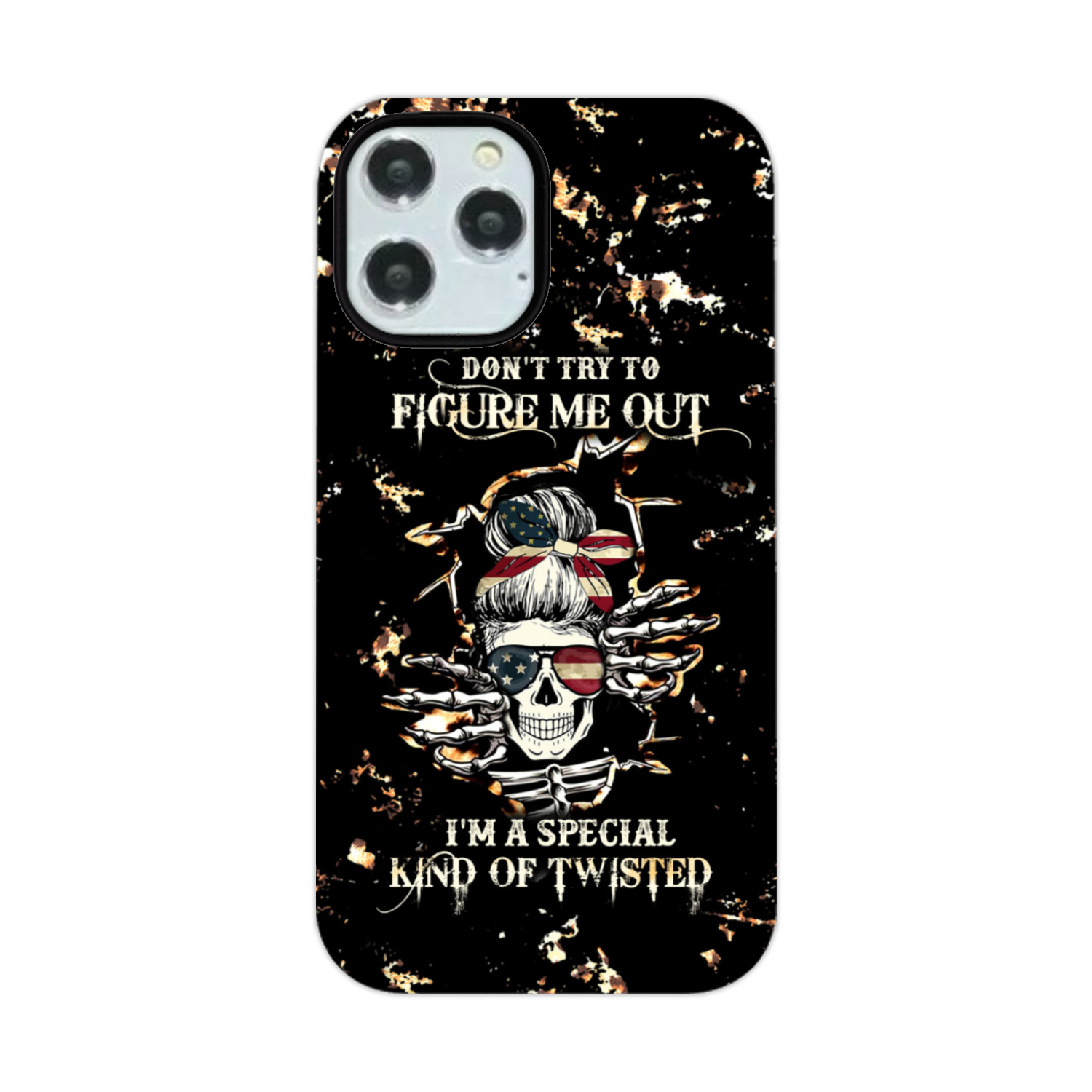 DON'T TRY TO FIGURE ME OUT PHONE CASE - TLTW0912222