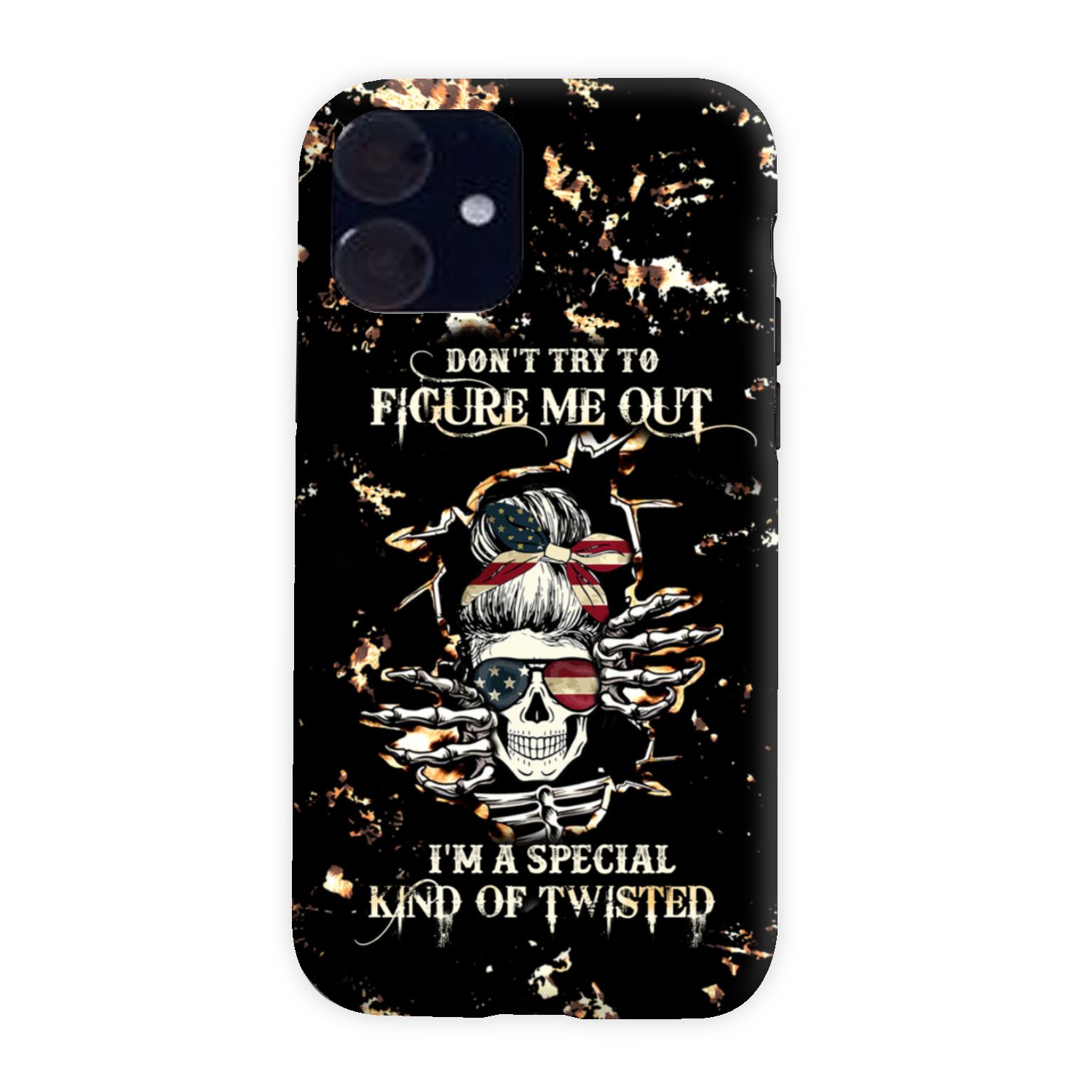 DON'T TRY TO FIGURE ME OUT PHONE CASE - TLTW0912222