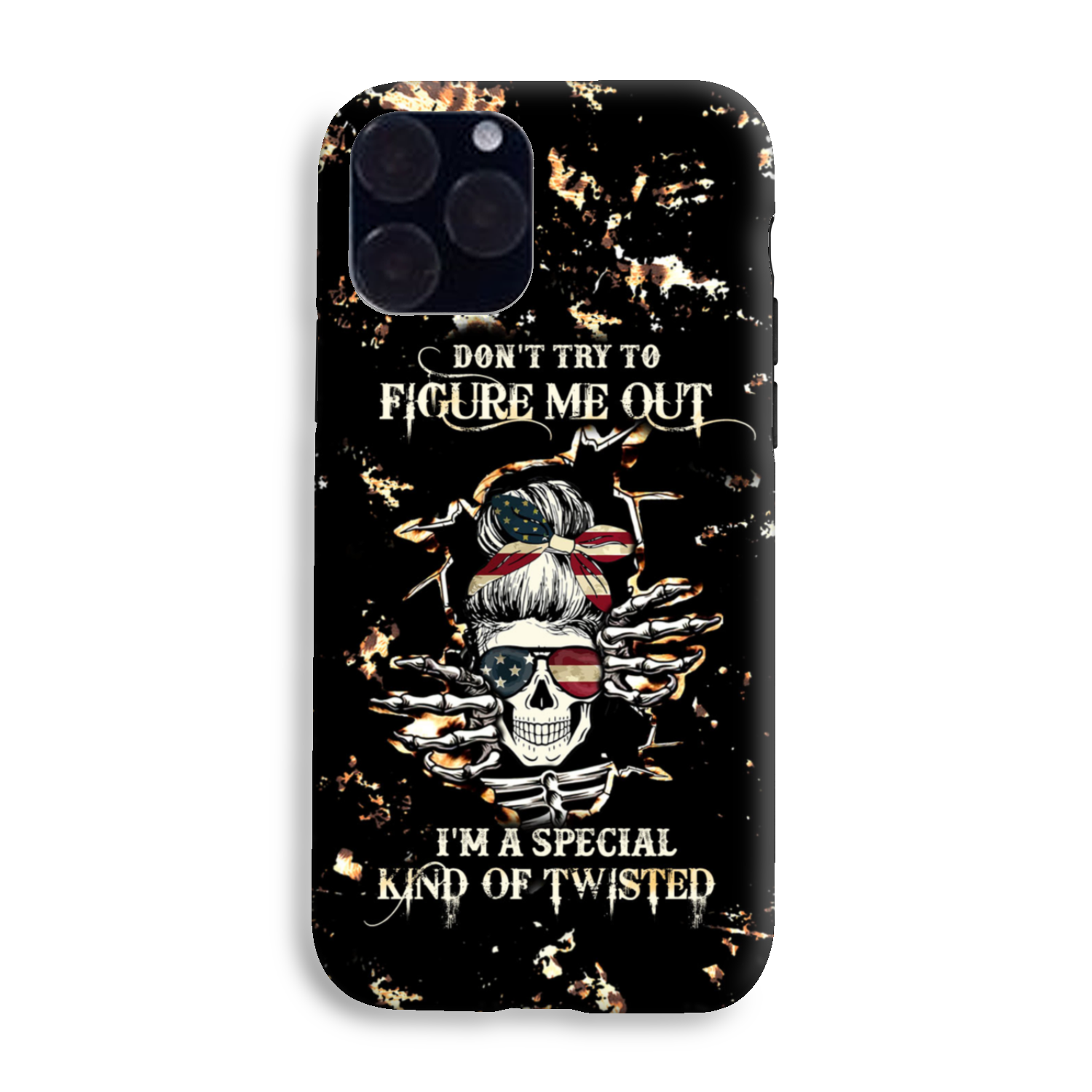 DON'T TRY TO FIGURE ME OUT PHONE CASE - TLTW0912222