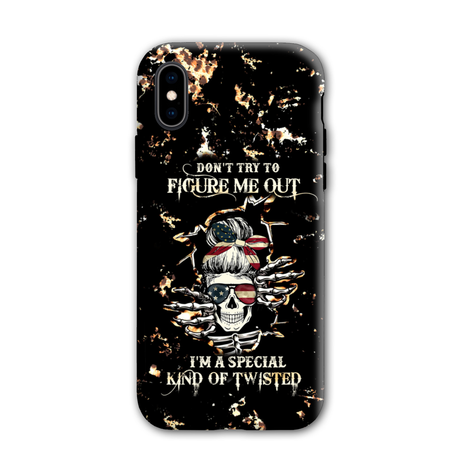 DON'T TRY TO FIGURE ME OUT PHONE CASE - TLTW0912222