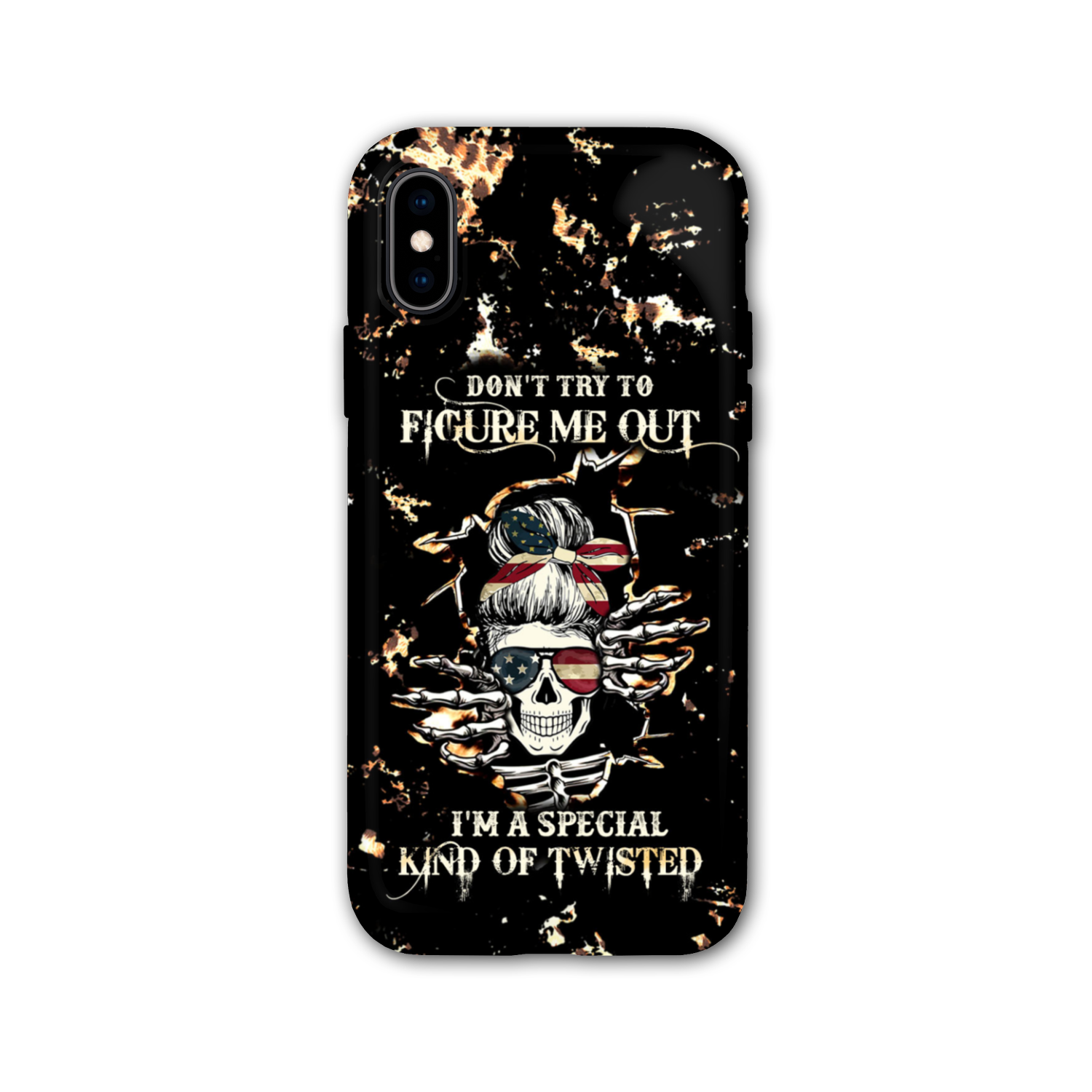 DON'T TRY TO FIGURE ME OUT PHONE CASE - TLTW0912222