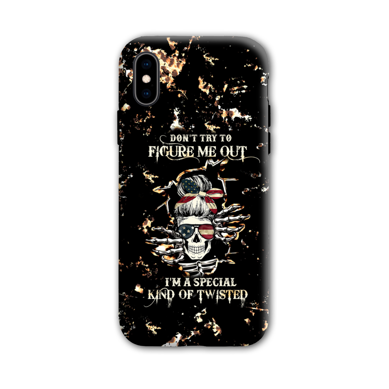 DON'T TRY TO FIGURE ME OUT PHONE CASE - TLTW0912222