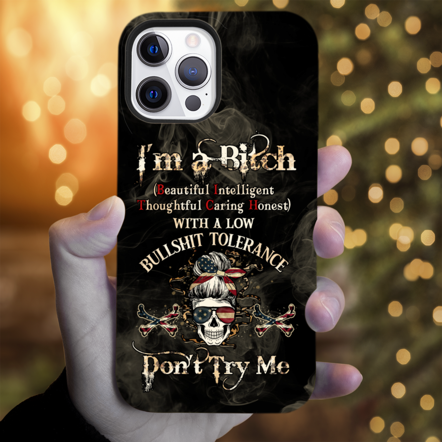 I'M A B DON'T TRY ME PHONE CASE - YHHG1412222