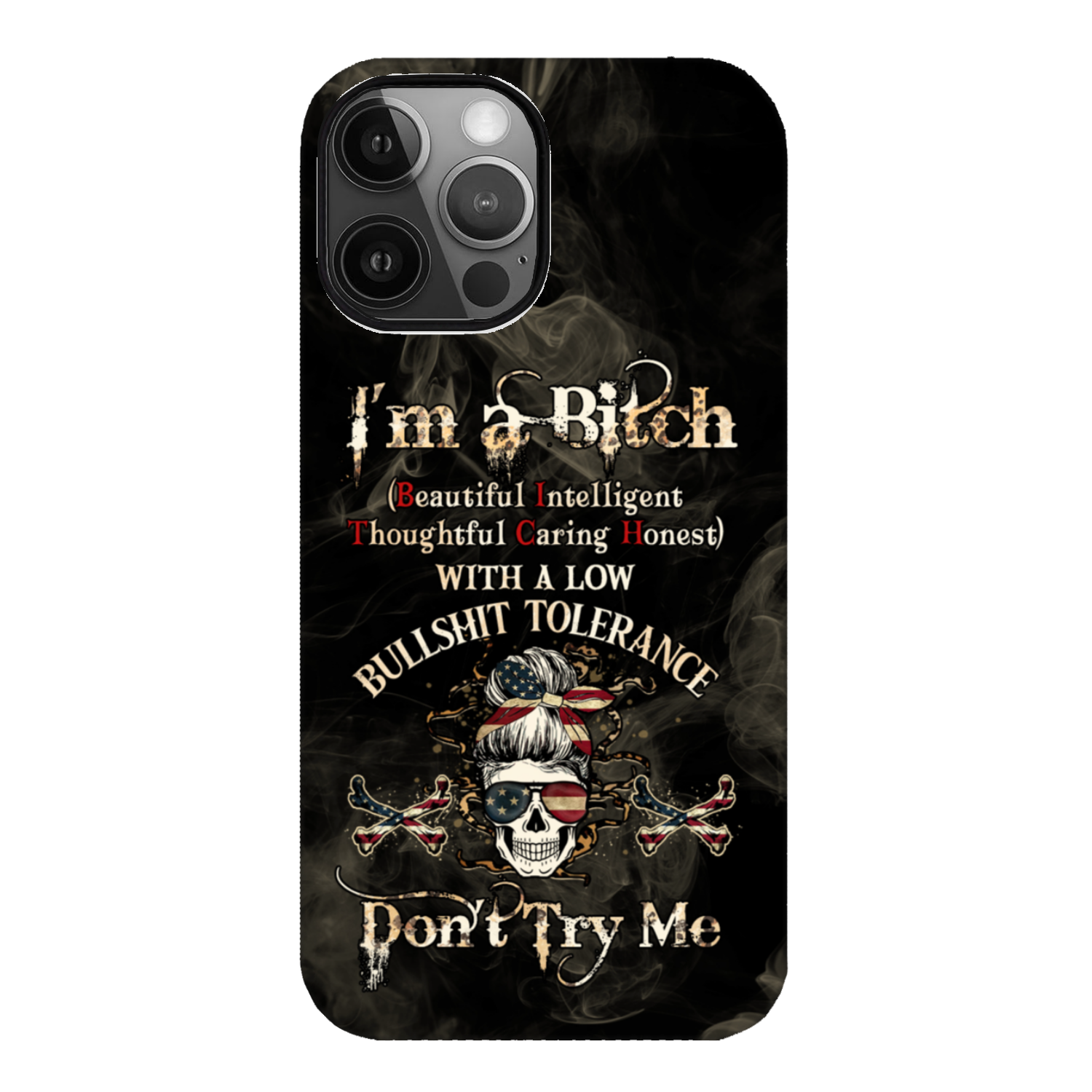 I'M A B DON'T TRY ME PHONE CASE - YHHG1412222