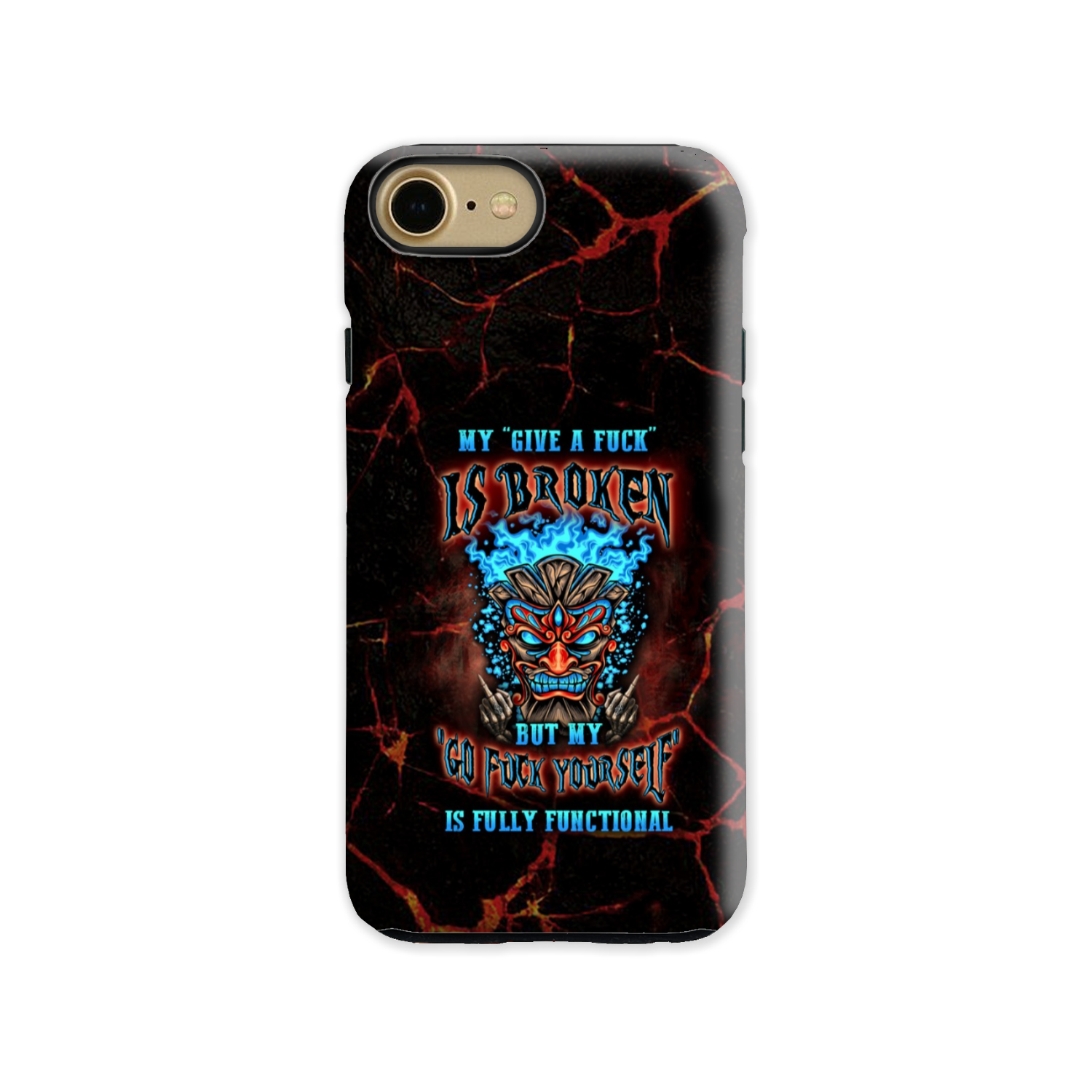 MY GIVE A F TIKI SKULL PHONE CASE - YHLN3101232