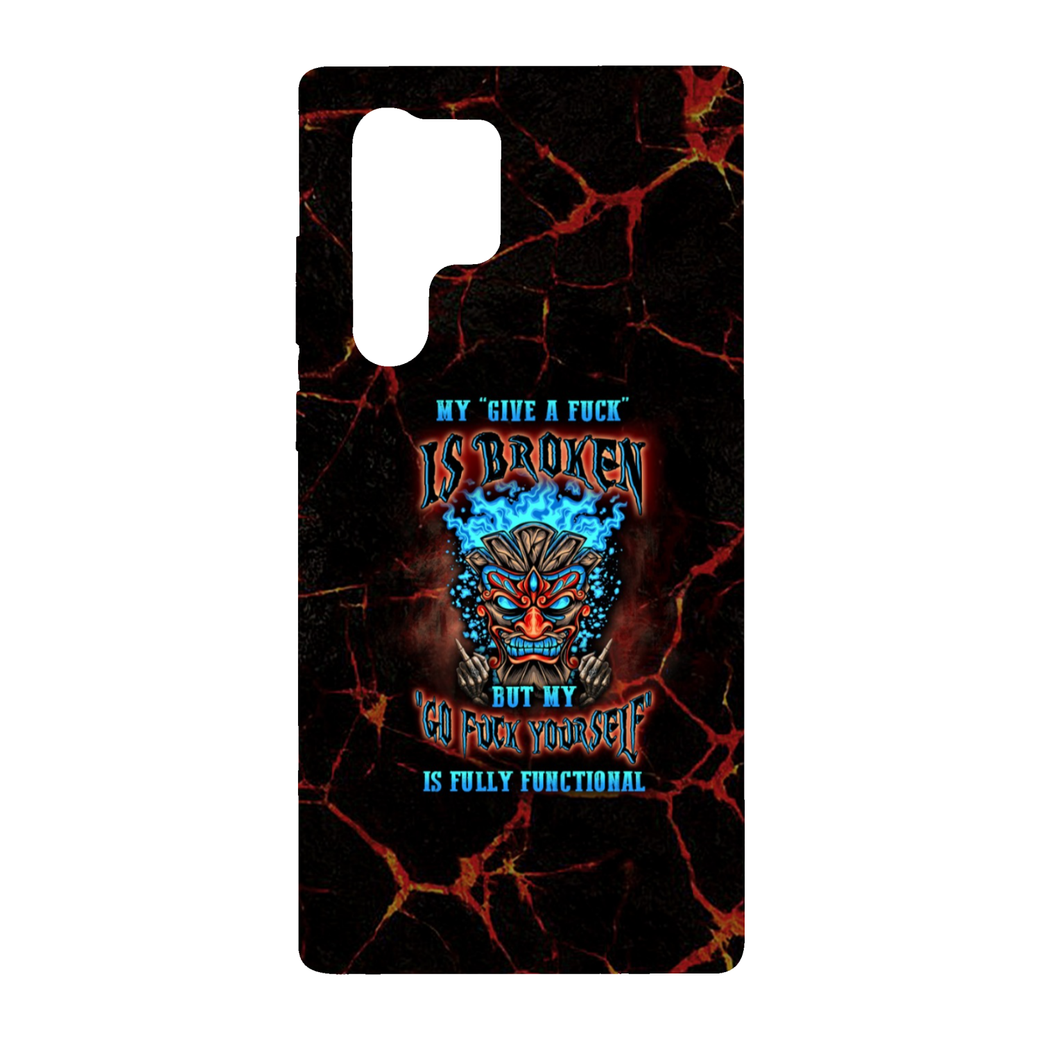 MY GIVE A F TIKI SKULL PHONE CASE - YHLN3101232