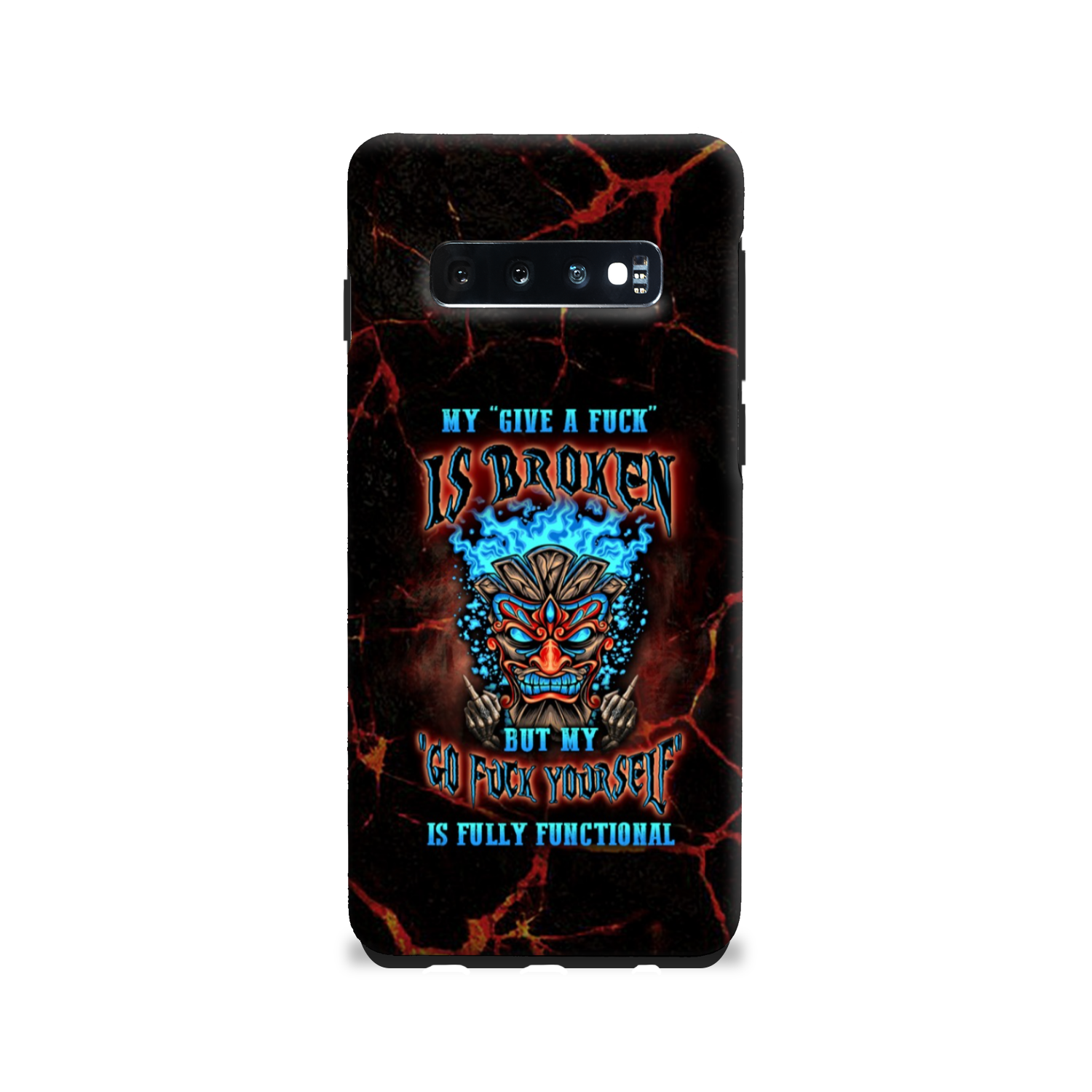 MY GIVE A F TIKI SKULL PHONE CASE - YHLN3101232