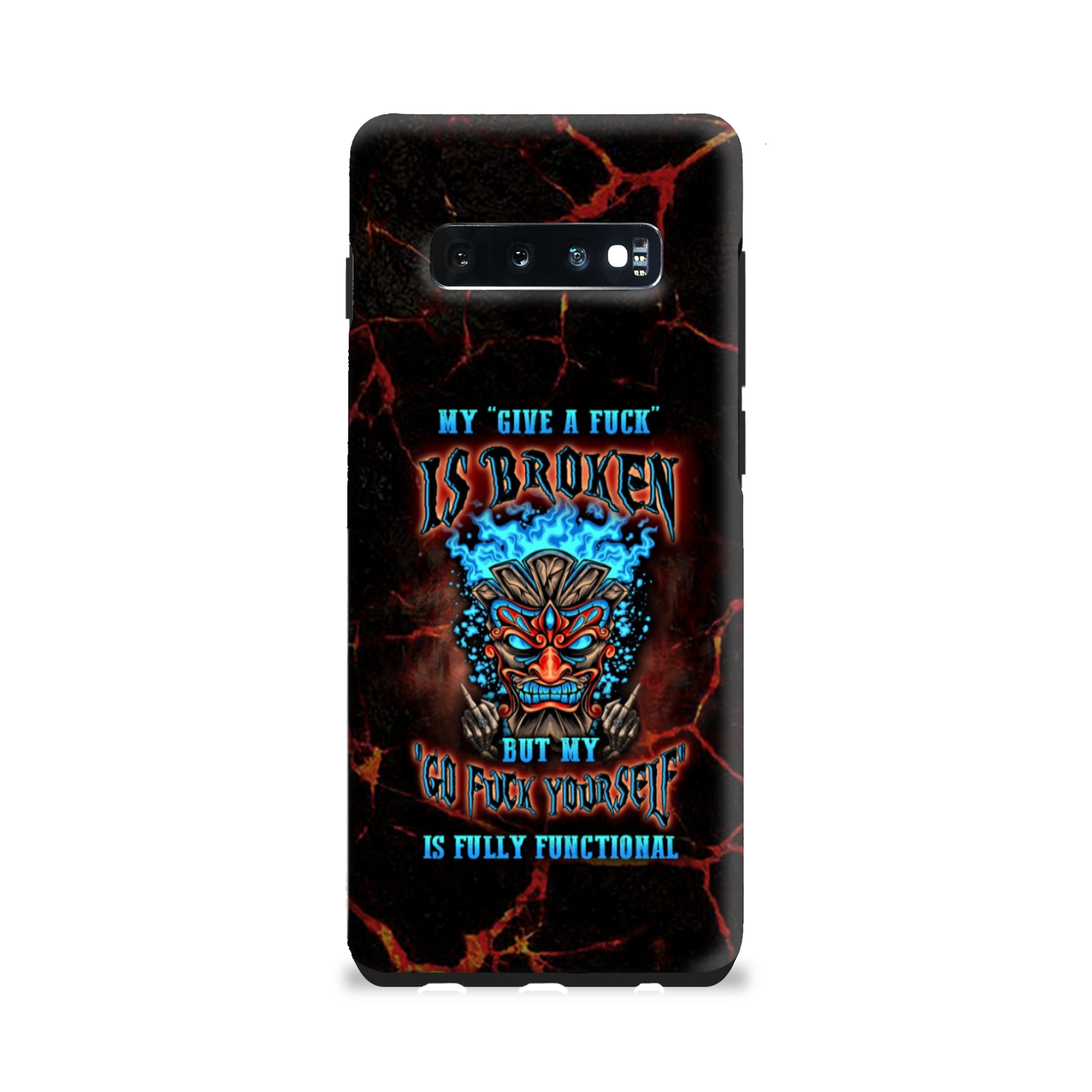 MY GIVE A F TIKI SKULL PHONE CASE - YHLN3101232