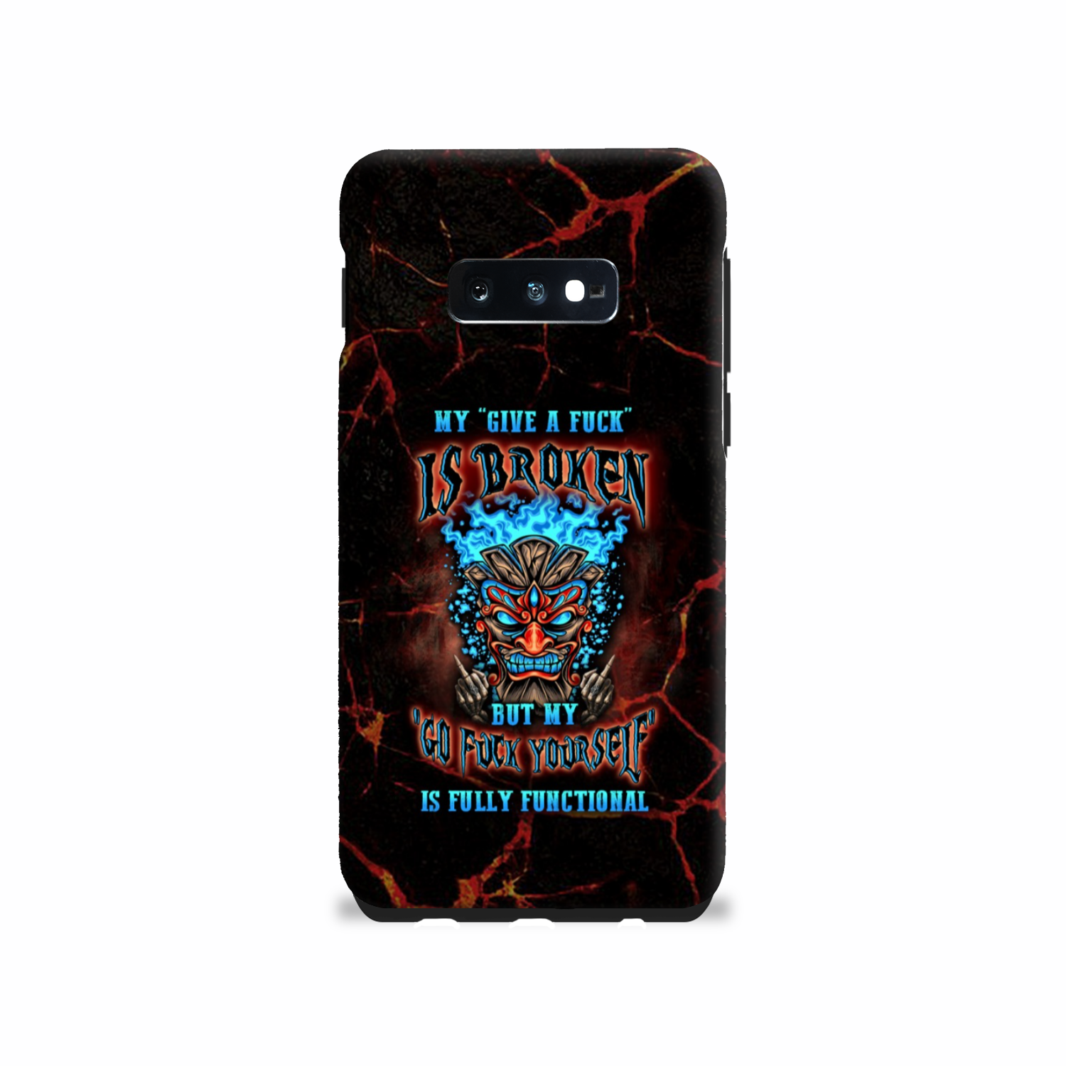 MY GIVE A F TIKI SKULL PHONE CASE - YHLN3101232