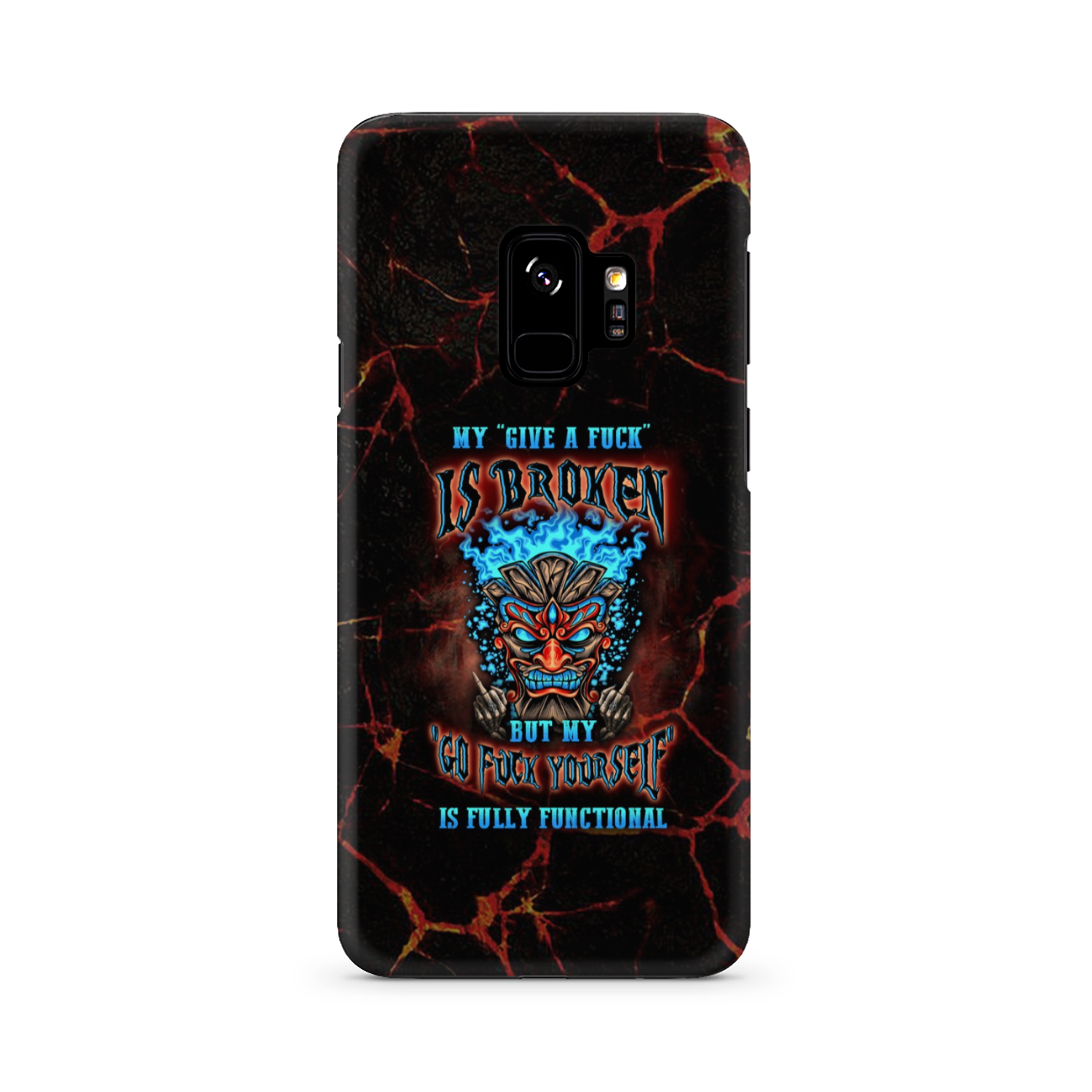 MY GIVE A F TIKI SKULL PHONE CASE - YHLN3101232