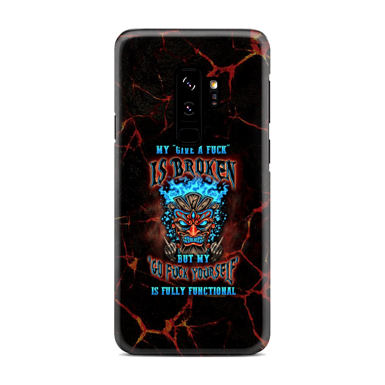 MY GIVE A F TIKI SKULL PHONE CASE - YHLN3101232