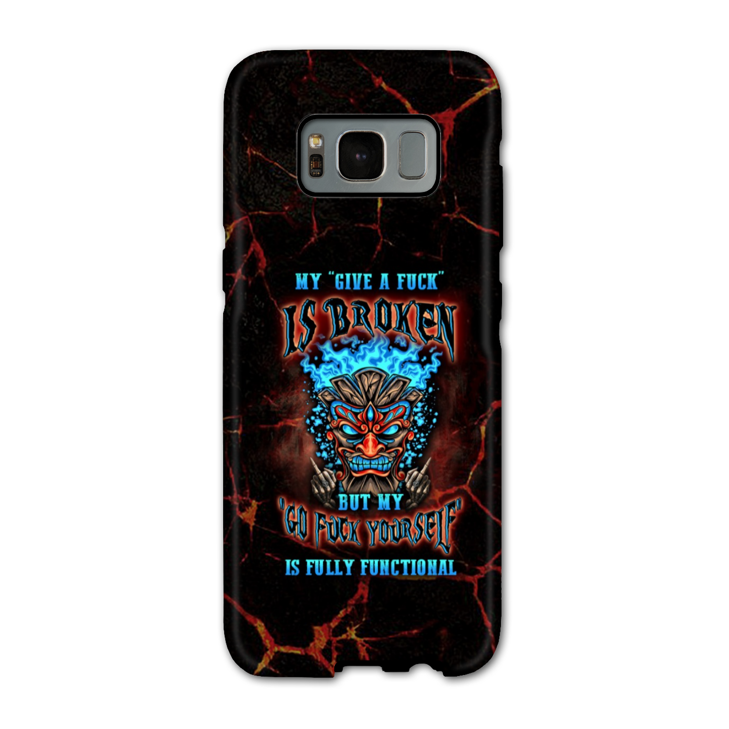 MY GIVE A F TIKI SKULL PHONE CASE - YHLN3101232