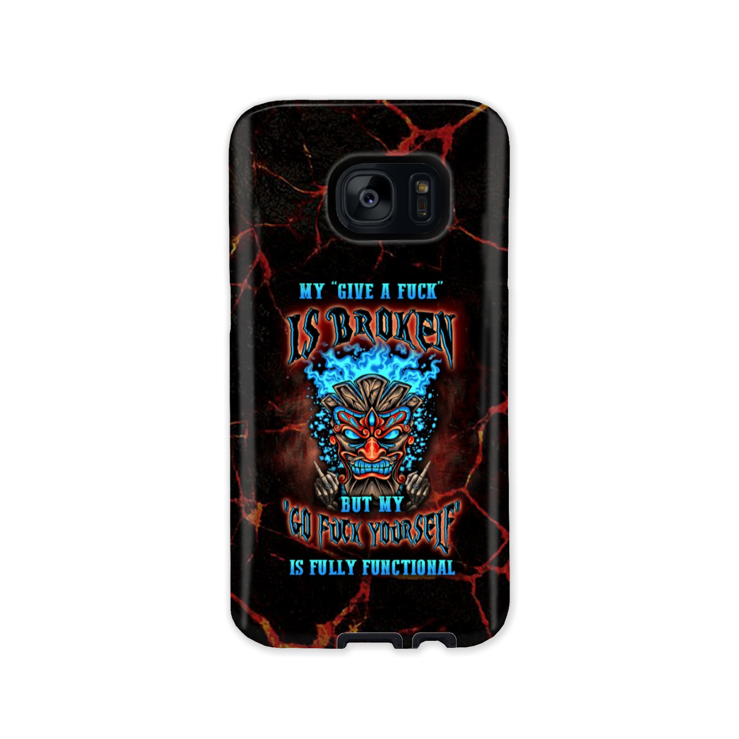 MY GIVE A F TIKI SKULL PHONE CASE - YHLN3101232