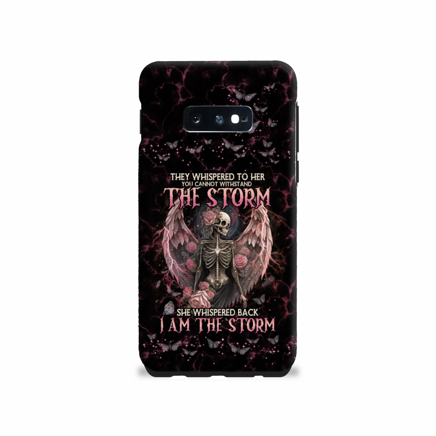 I AM THE STORM SKELETON ROSES WINGS PHONE CASE - TLNO0602233