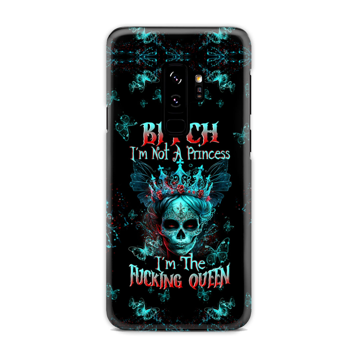 I'M THE F QUEEN SUGAR SKULL PHONE CASE - TLTW0504235